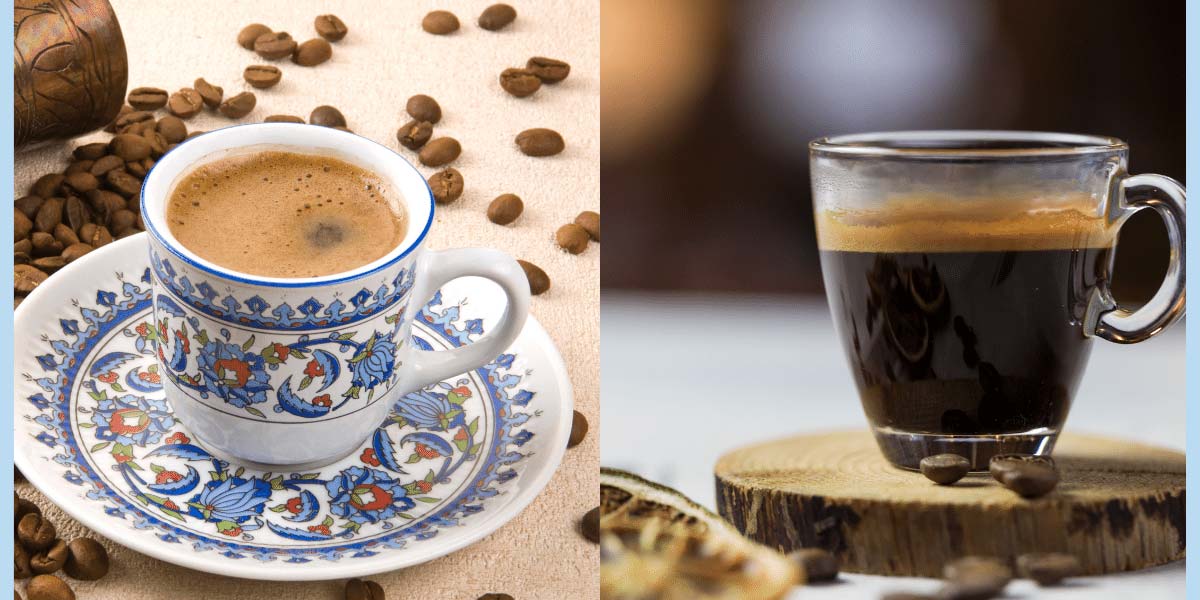 تفاوت طرز تهیه قهوه ترک و اسپرسو