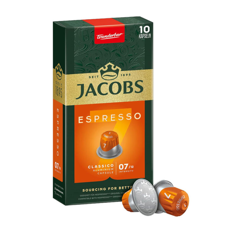 کپسول قهوه جاکوبز اسپرسو کلاسیکو 7 «ده عددی» | Jacobs Espresso 7 Classico