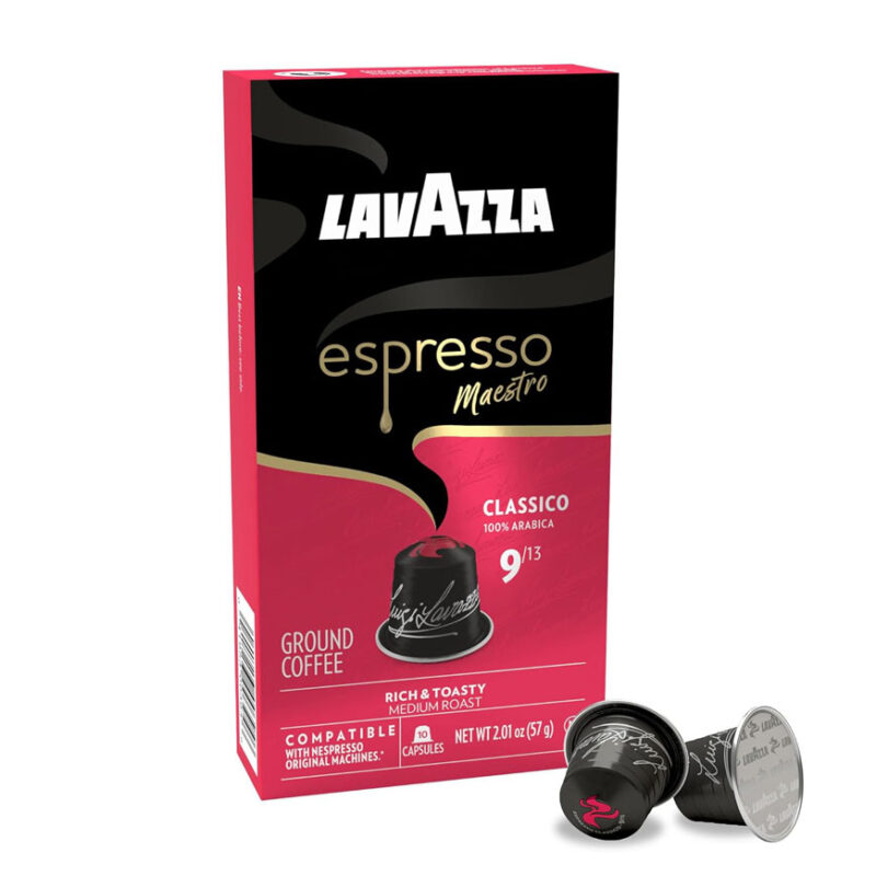 کپسول قهوه لاوازا «اسپرسو مائسترو کلاسیکو»  شدت 9 | Lavazza espresso maestro Classico