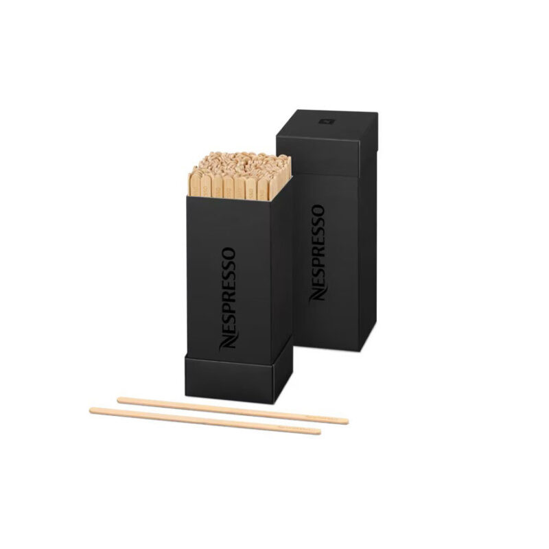 همزن قهوه نسپرسو چوبی بامبو «سایز بزرگ» | Nespresso Bamboo Coffee Stirrers