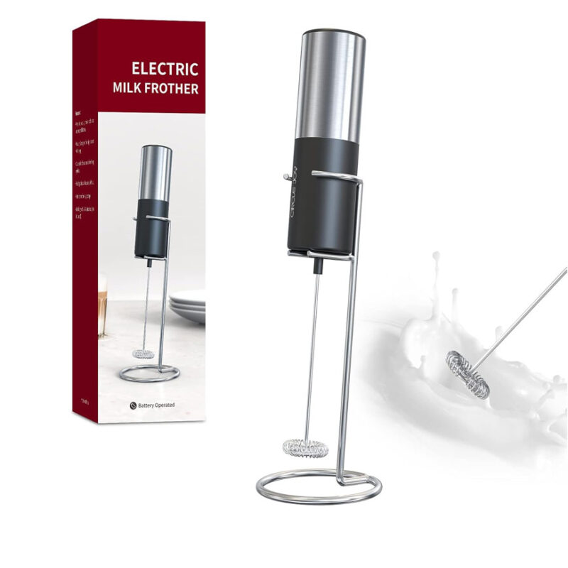 کف ساز شیر استنددار باطری خور ELECRIC MILK FROTHER