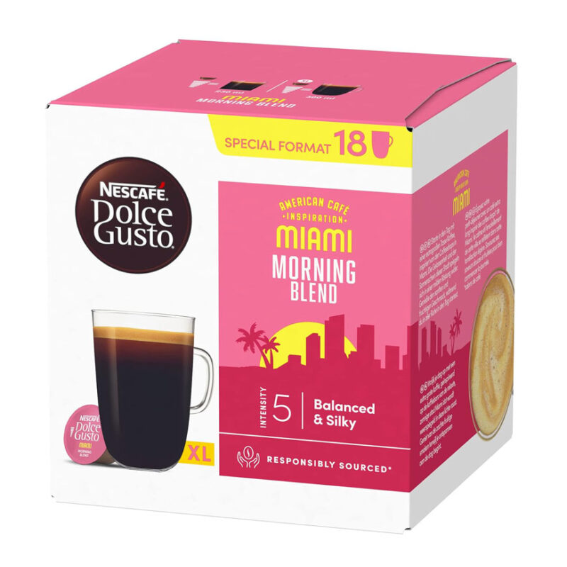 کپسول قهوه دولچه گوستو آمریکانو میامی مورنینگ بلند | Dolce Gusto Miami Morning Blend