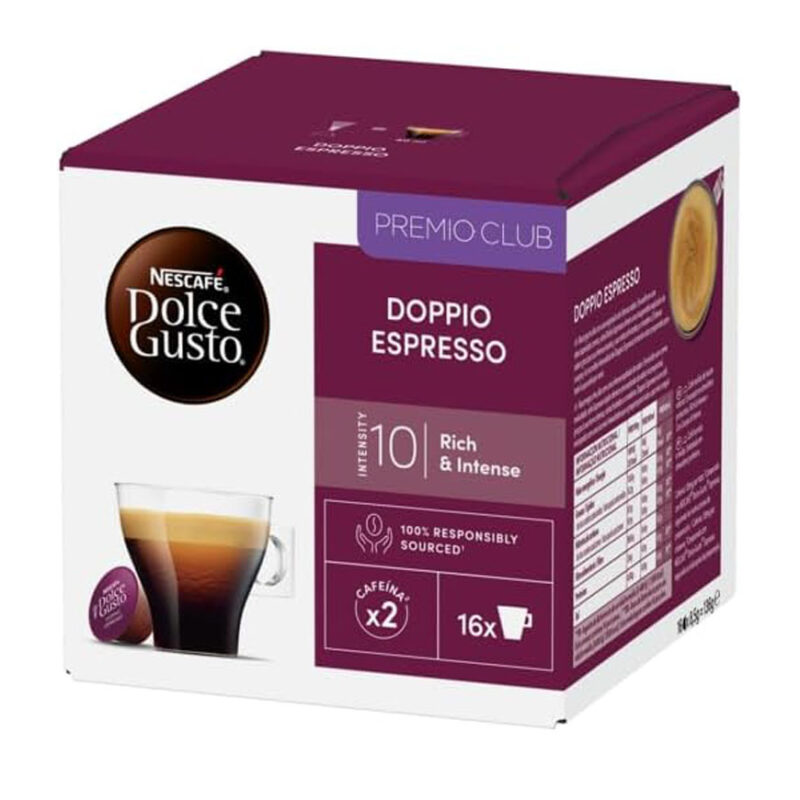 کپسول قهوه دولچه گوستو دوپیو اسپرسو | Dolce Gusto Doppio Espresso