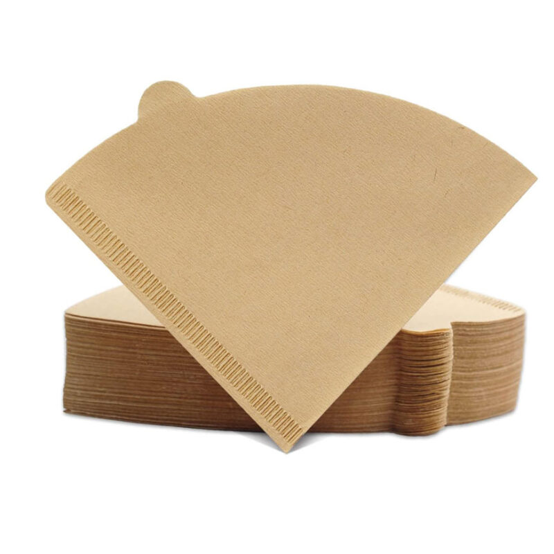 فیلتر قهوه ارگانیک سایز 4 (80 عددی) | Coffee Filter Paper Organic – 80pcs