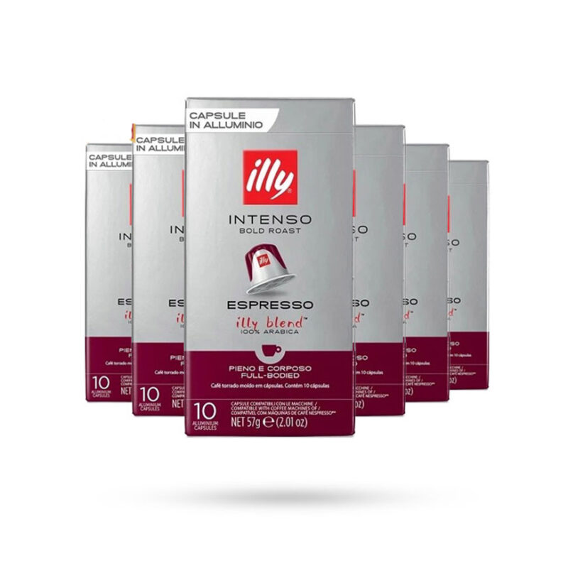 کپسول قهوه ایلی اینتنسو ( پک شش بسته ای )|  illy Intenso