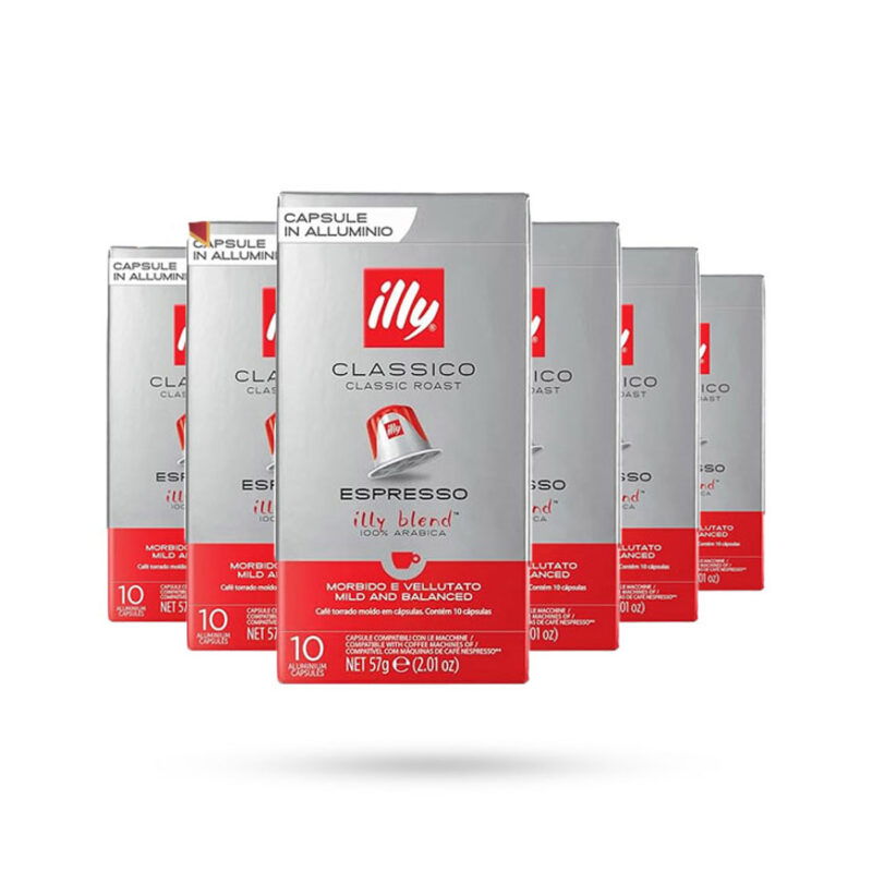 کپسول قهوه ایلی کلاسیکو اسپرسو ( پک شش بسته ای ) |  illy Classico Espresso