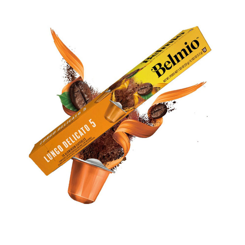 کپسول قهوه بلمیو لانگو دلیکاتو « شدت 5 »  | Belmio Lungo Delicato Coffee pod