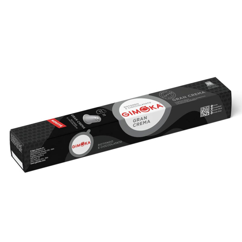 کپسول قهوه جیموکا گرن کرما « شدت 11 » | Gimoka Gran Crema
