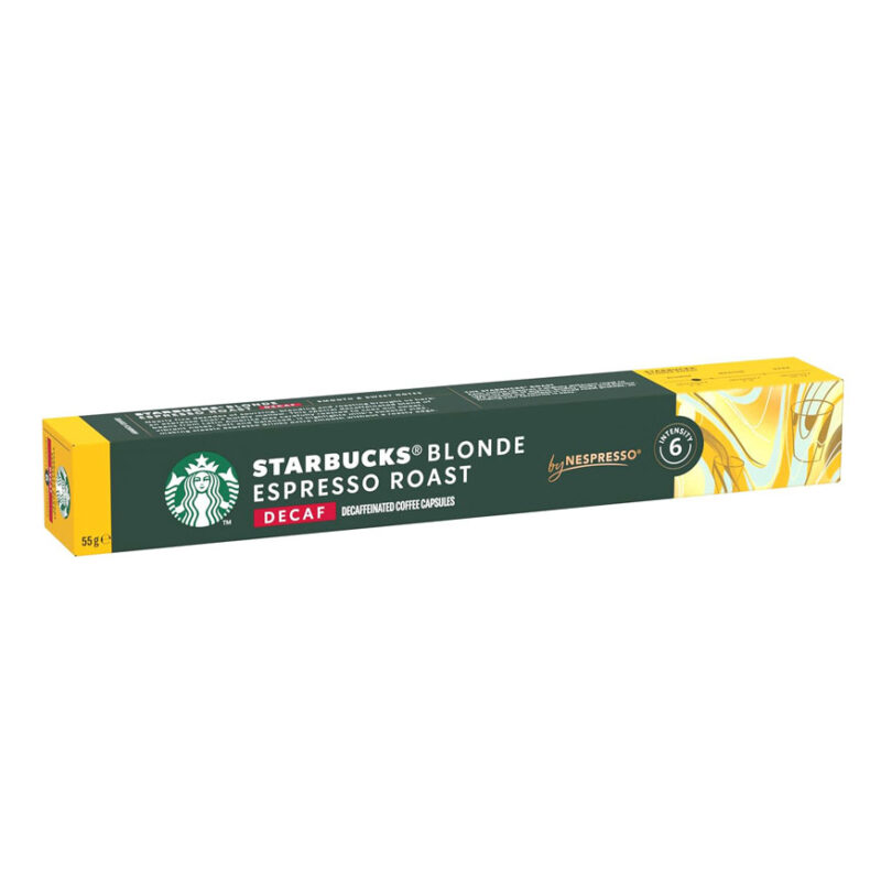 کپسول قهوه استارباکس بلوند اسپرسو رست دی کف |  Starbucks Blonde Espresso Roast Decaf