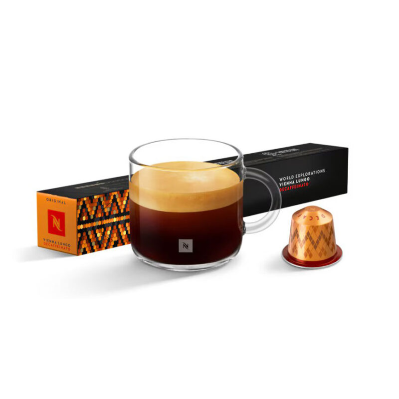 کپسول قهوه نسپرسو وینا لانگو «بدون کافئین» |  Nespresso Vienna Lungo Decaffeinato