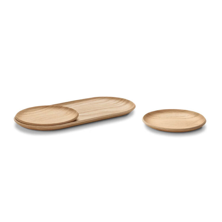 ست سینی و زیر لیوانی نسپرسو مدل باریستا « چوبی » | Nepresso Barista Tray & 2 Coaster