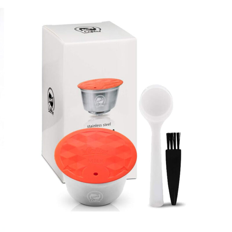 کپسول قابل شارژ استیل دولچه گوستو مناسب شیر و قهوه آی کافیلاس |Dolce Gusto Milk capsule