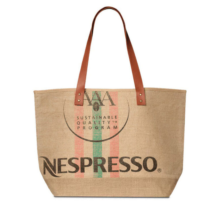 کیف دستی نسپرسو جوتش توته بگ | Nespresso Jute Tote Bag