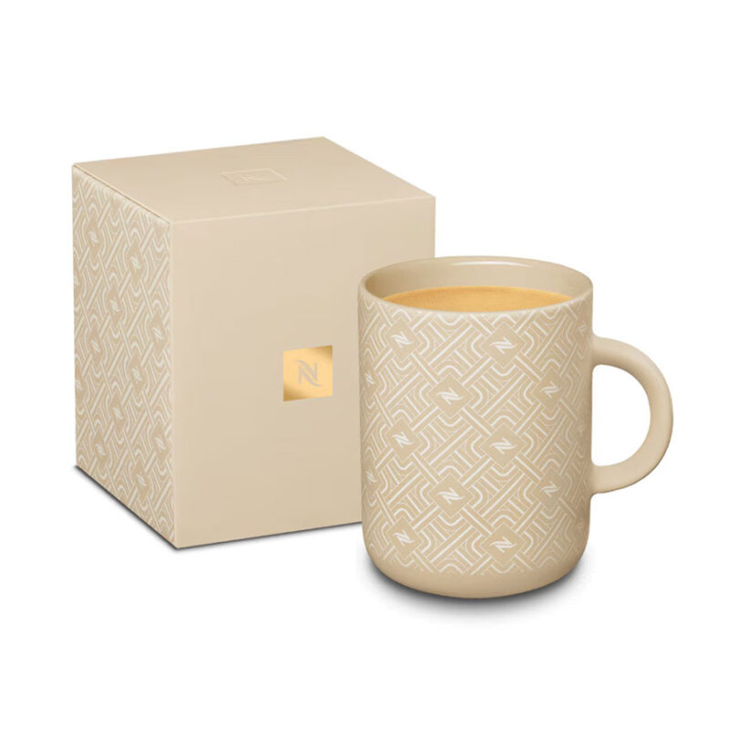 ماگ نسپرسو لیمیتد ادیشین مدل جشن 40 سالگی «کرم روشن» | Nespresso Celebration Coffee Mug Parchment