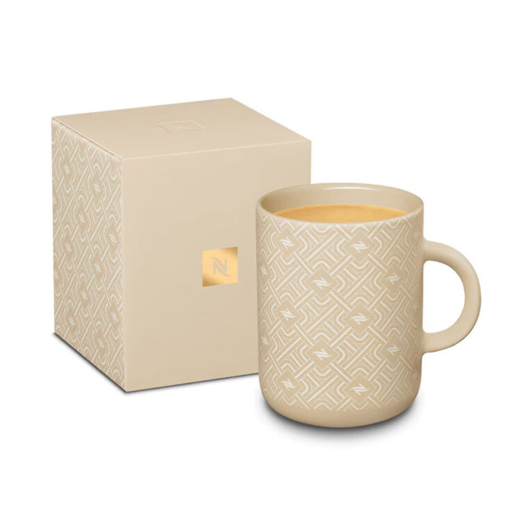 ماگ نسپرسو لیمیتد ادیشین مدل جشن 40 سالگی «کرم روشن» | Nespresso Celebration Coffee Mug Parchment