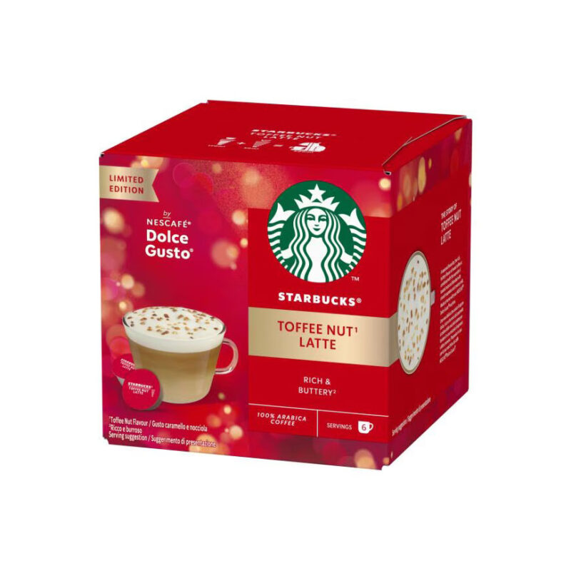 کپسول قهوه دولچه گوستو استارباکس تافی نات لاته | Starbucks Toffee Nut Latte