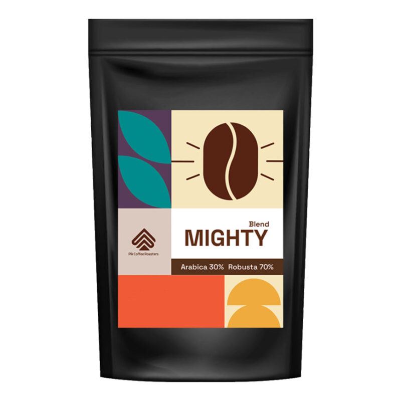 دان قهوه MIGHTY پیک 70%روبوستا و 30% عربیکا «یک کیلویی گرمی»