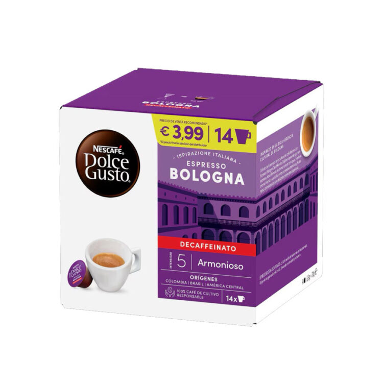 کپسول قهوه دولچه گوستو اسپرسو بولونیا «بدون کافئین» | Dolce gusto Bologna Decaffeinato