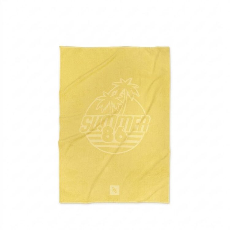 حوله ساحلی نسپرسو مدل یوزو | Nespresso beach towel Yuzu