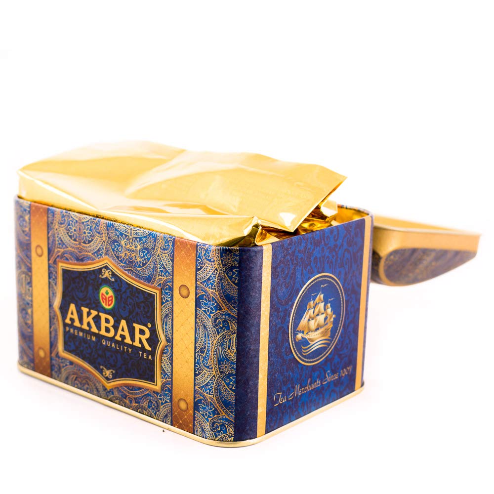 چای اکبر صندوقی آبی