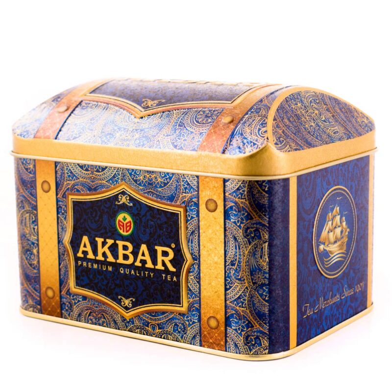 چای اکبر صندوقی آبی