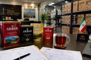 نمایندگی رسمی چای اکبر در تهران؛ مرکز فروش، سازمانی و خرده چای سیلان
